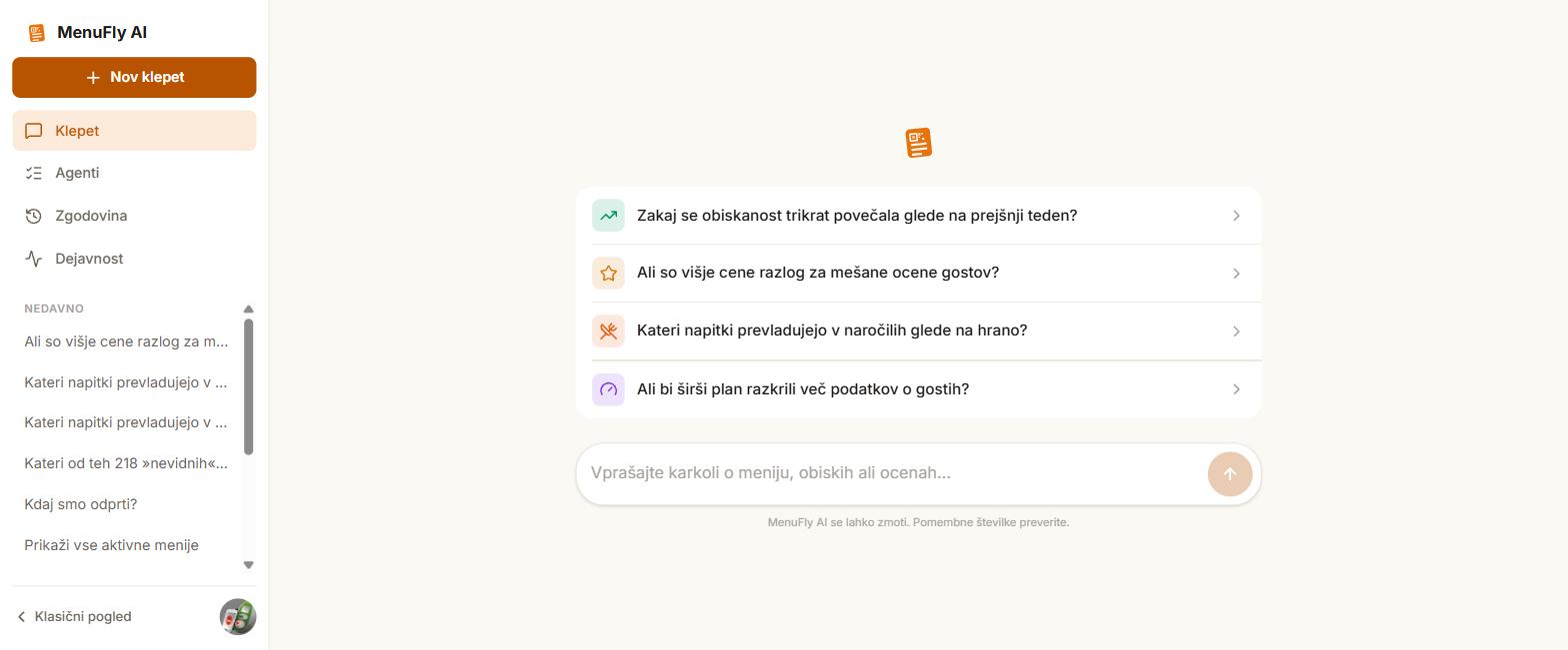 AI asistent za restavracijo — zdaj predlaga tudi spremembe na meniju